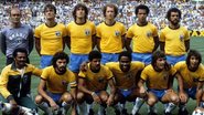 Brasil na Copa do Mundo de 1982, quando o uniforme estreou o emblema da CBF - Acervo / CBF