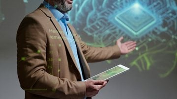 O engenheiro de IA cria e integra sistemas inteligentes capazes de automatizar processos e gerar resultados a partir de dados - Envato