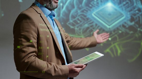 O engenheiro de IA cria e integra sistemas inteligentes capazes de automatizar processos e gerar resultados a partir de dados - Envato