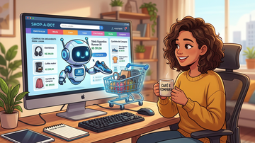 Consumidor poderá comprar por meio de conversas em diferentes canais, como WhatsApp - Adobe Firefly