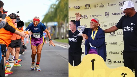 Maratonista de 92 anos viraliza ao receber aplausos na linha de chegada