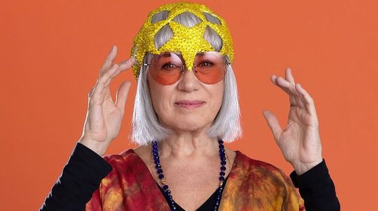 Lilia Cabral caracterizada para o monólogo "Rita Lee: Balada da Louca" - Reprodução/Miro/Instagram