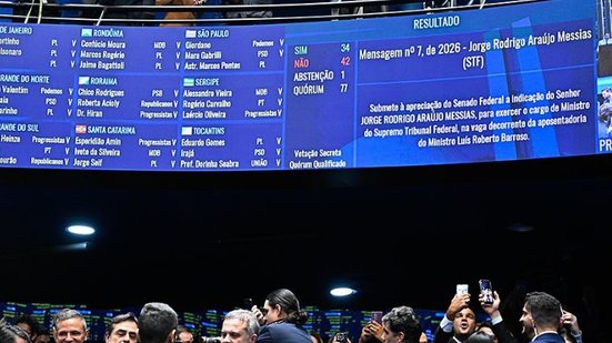 É a primeira vez na história recente que um indicado do presidente é rejeitado pela Casa - Reprodução/Agência Senado