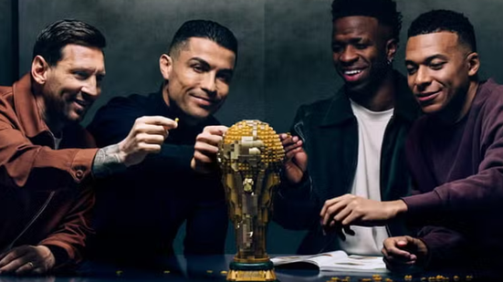 Jogadores de futebol ganham bonecos de LEGO em nova coleção para Copa do Mundo - Reprodução / Instagram Lego
