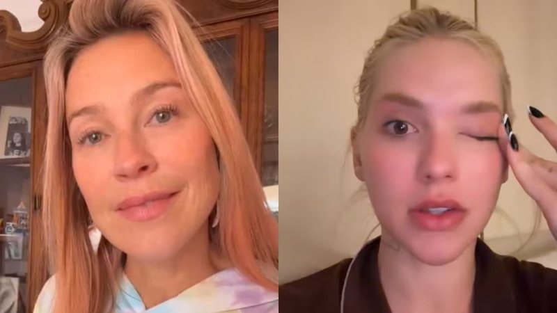 Luana falou em "maldição" ao citar a relação de Virginia com bets - Reprodução/@luapio via Instagram e @virginia via Instagram