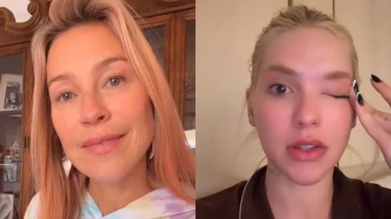 Luana falou em "maldição" ao citar a relação de Virginia com bets - Reprodução/@luapio via Instagram e @virginia via Instagram