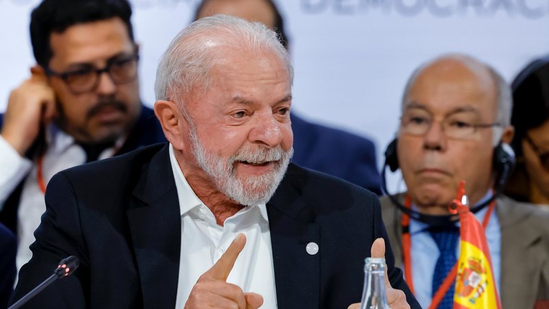 Lula fez um discurso enfático cobrando posicionamento dos demais países sobre a inoperância da ONU - Ricardo Stuckert/PR
