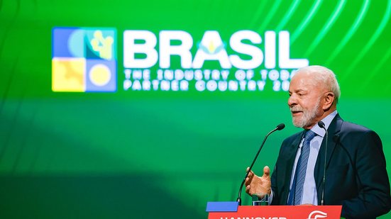 Presidente Lula durante cerimônia de abertura da Feira Industrial de Hannover - Ricardo Stuckert / PR