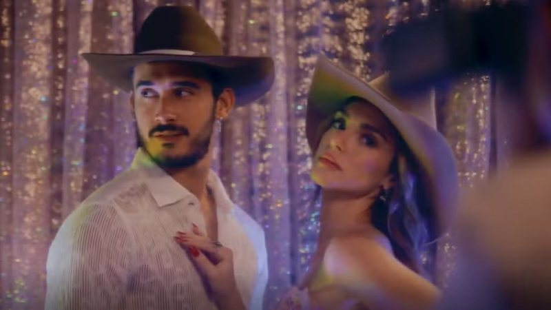 João Raul e Naiane em Coração Acelerado - Reprodução Globo