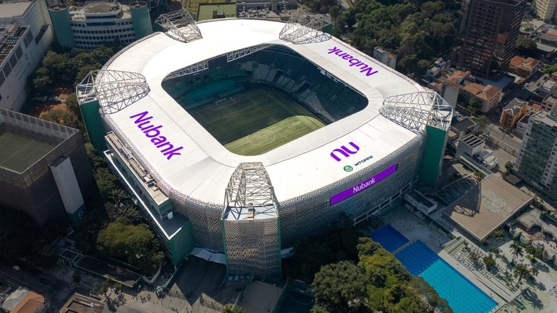 Seguradora Allianz deu nome ao estádio do Palmeiras por 13 anos - Nubank/Divulgação