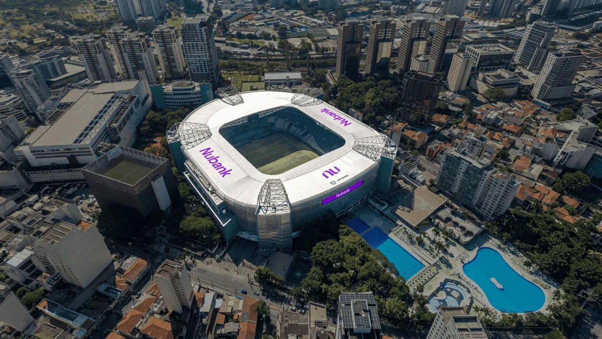 Seguradora Allianz deu nome ao estádio do Palmeiras por 13 anos - Nubank/Divulgação
