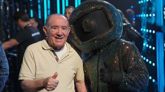 Homenagem destaca a trajetória de Renato Aragão, de 91 anos - Thalles Trouva/Globo