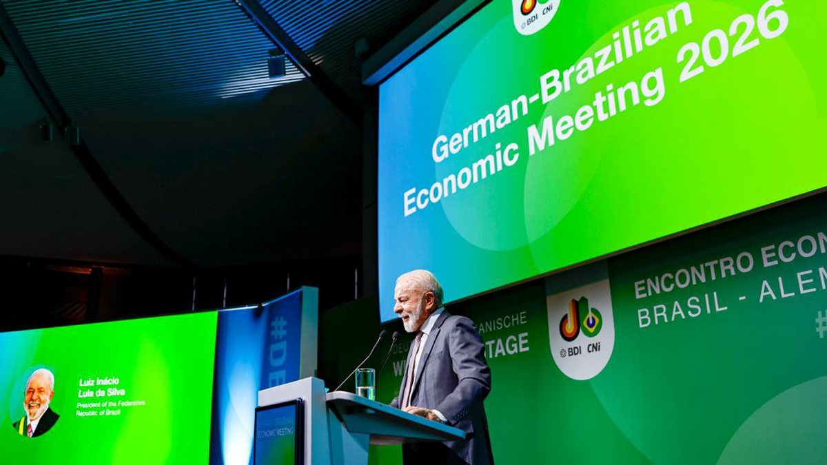 O presidente Lula falou a jornalistas em Hannover, na Alemanha, durante visita ao país europeu - Ricardo Stuckert / Palácio do Planalto