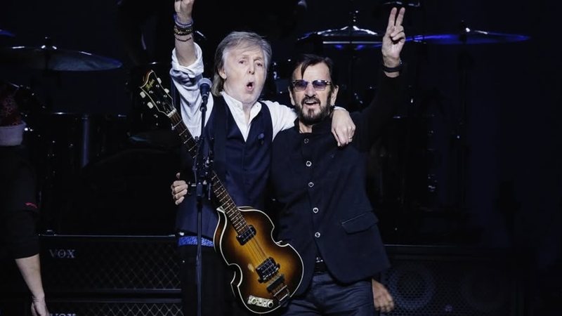 Parceria entre as duas lendas dos Beatles aparecerá na faixa 'Home to Us' - Reprodução/@paulmccartney via Instagram