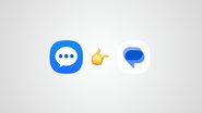 O antigo aplicativo será substituído pelo "Google Mensagens" como canal oficial de SMS. A mudança está prevista para julho - Divulgação - Samsung