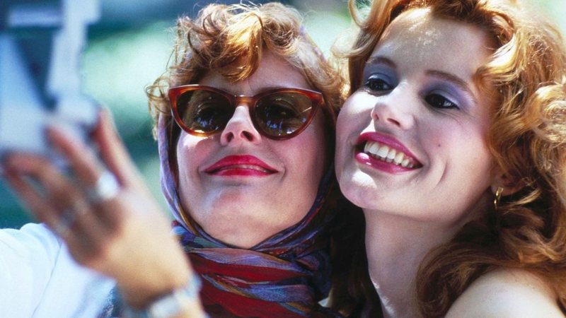 Susan Sarandon e Geena Davis em cena de "Thelma & Louise" - Divulgação