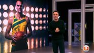 Emocionado, Tadeu Schmidt reforçou o comprometimento do irmão com o trabalho - Reprodução/TV Globo