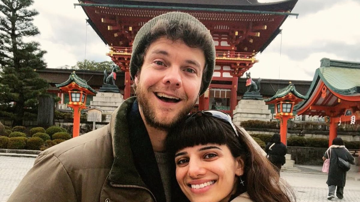 Os atores Jack Quaid e Claudia Doumit se casaram em cerimônia na Austrália - Redes Sociais/Instagram via @jack_quaid