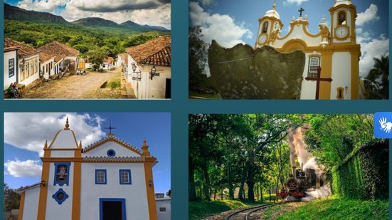 Visitação a igrejas e trilhas são algumas opções para fazer em Tiradentes - Divulgação / Prefeitura de Tiradentes