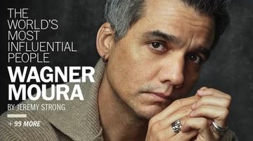 O ator brasileiro Wagner Moura é uma das capas da revista Time sobre pessoas mais influentes do mundo - Reprodução Instagram