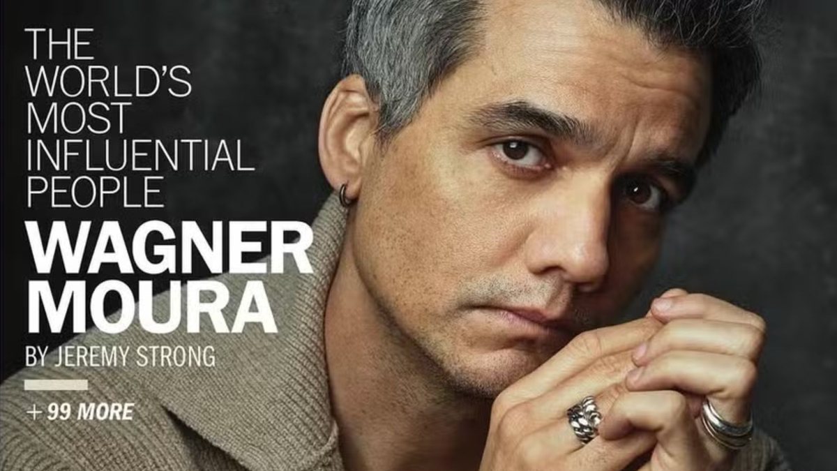 O ator brasileiro Wagner Moura é uma das capas da revista Time sobre pessoas mais influentes do mundo - Reprodução Instagram
