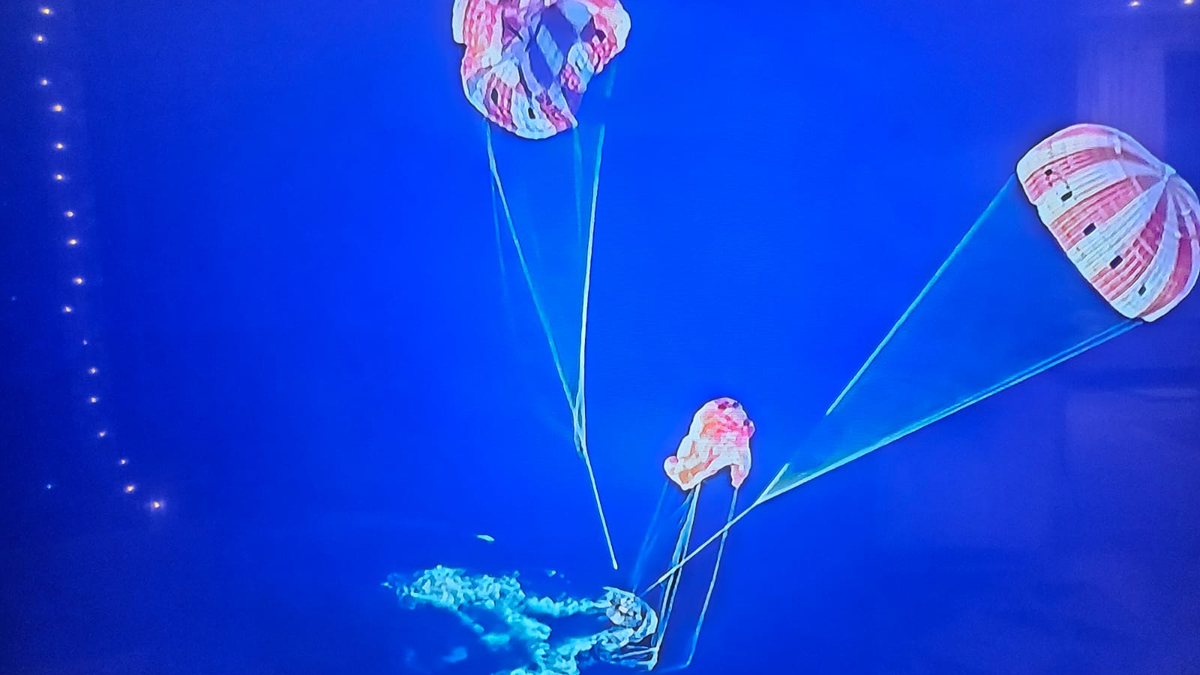 Os astronautas da Artemis II retornaram da Lua - Reprodução/ TVs