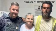 Professor universitário que estava desaparecido havia cinco anos foi encontrado por policiais militares - Divulgação/Polícia Militar