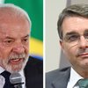 Flávio Bolsonaro aparece numericamente à frente de Lula, com 44%, ante 43% - Ricardo Stuckert/PR e Jefferson Rudy/Agência Senado