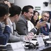 O presidente da CPI, vereador Rubinho Nunes (UNIÃO), anuncia o fim dos trabalhos da comissão - Foto: Lucas Bassi | REDE CÂMARA SP