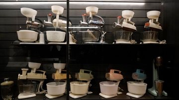 Batedeiras de uso doméstico de décadas passadas expostas no Museu do Ipiranga em mostra fixa - Heloisa Bortz/Museu do Ipiranga