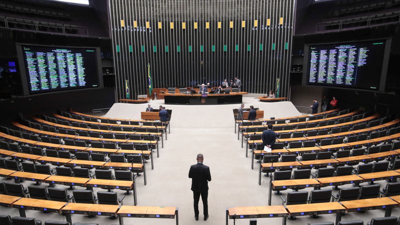 Câmara dos Deputados, após votação das novas regras de aposentadoria compulsória - Bruno Spada / Câmara dos Deputados