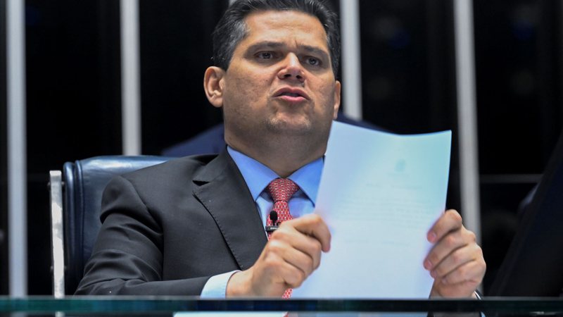 O presidente do Senado, Davi Alcolumbre, ouviu os pedidos feitos pela Fiesp e CNI - Carlos Moura/Agência Senado