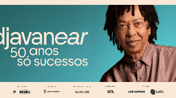 Playlist funciona como um spoiler do repertório da turnê "Djavanear 50 anos - Só Sucessos" - Reprodução