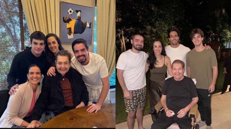 Fausto comemora 76 anos de idade neste sábado. Nas fotos ele está com sua esposa e seus três filhos - Freepik