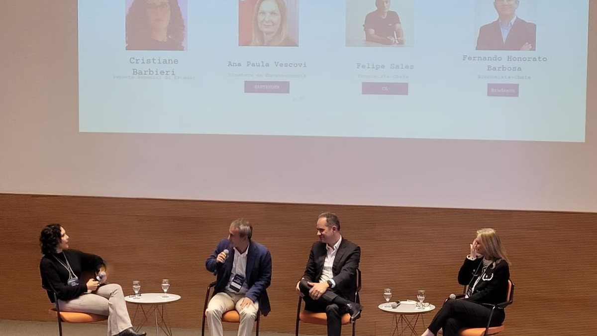 Economistas do Santander, Bradesco e C6 participaram de debate sobre situação econômica do País e educação financeira - Fabiana Holtz/Viva