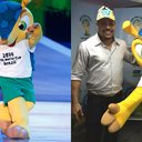 Fuleco foi o mascote da Copa do Mundo no Brasil em 2014 - Reprodução / Facebook