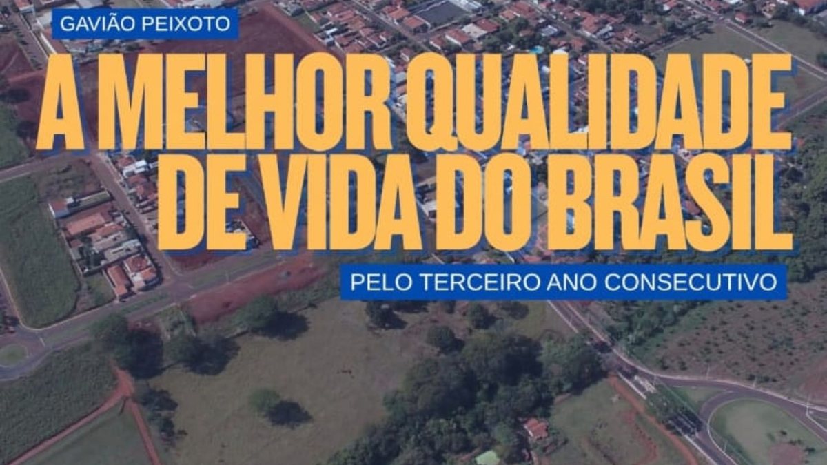 Gavião Peixoto está localizada a cerca de 300 km da capital paulista e vizinha a Araraquara - Divulgação/Instagran/@prefeituragaviaopeixoto