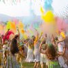 No Holi Festival das Cores, as pessoas jogam pós coloridos umas nas outras - Divulgação Holi /Cristina Pillegi @cristinapillegi