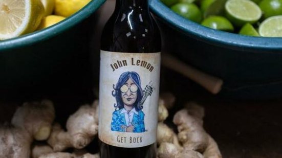 Cerveja artesanal “John Lemon” usava nome e foto do cantor - Reprodução / X