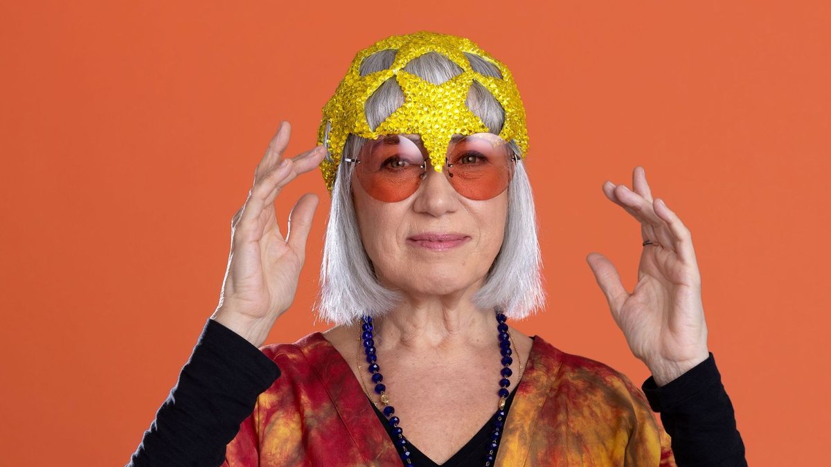 Lilia Cabral caracterizada como Rita Lee para o monólogo "Balada da Louca" - Divulgação/Miro