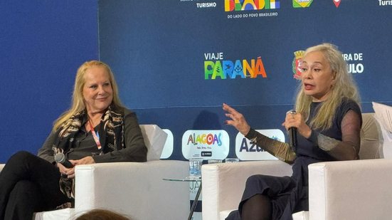 As atrizes falaram sobre longevidade no Fórum de Turismo 60+ - Foto: Manuela França
