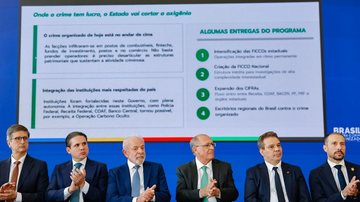 Em seu discurso, presidente defendeu a articulação entre as polícias e o Poder Judiciário - Ricardo Stuckert / PR
