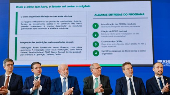 Em seu discurso, presidente defendeu a articulação entre as polícias e o Poder Judiciário - Ricardo Stuckert / PR