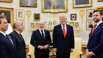 Trump e Lula em encontro em maio; tarifas continuam na mesa de negociação - Ricardo Stuckert / PR