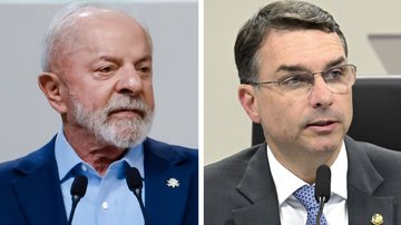 Lula deu atenção especial às capitais; Flávio Bolsonaro priorizou cidades onde o pai venceu em 2022 - Ricardo Stuckert/PR e Andressa Anholete/Agência Senado