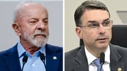 Lula tem 48,9% contra 41,8% de Flávio Bolsonaro, segundo pesquisa Atlas/Bloomberg - Ricardo Stuckert/PR e Andressa Anholete/Agência Senado