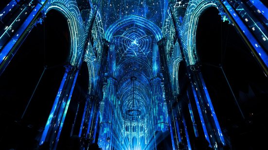 Espetáculo imersivo “Luminiscence: Luzes de São Paulo” terá apresentações na Catedral da Sé até 5 de julho - Divulgação