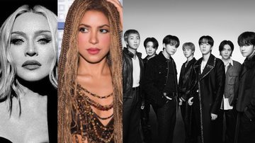 Shakira é uma das atrações do evento; intervalo da final será de 25 minutos - Reprodução / Instagram Madonna e Spotify