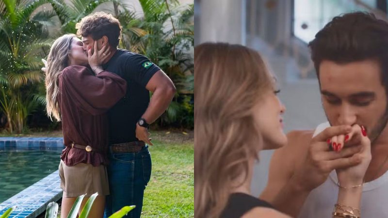 Naiane se envolve com Gael e João Raul - Globo/Estevam Avellar e Reprodução/Globo