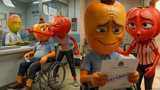 Com histórias dramáticas e personagens humanóides, vídeos levantam debate sobre desinformação - Reprodução / Instagram @the.cineia